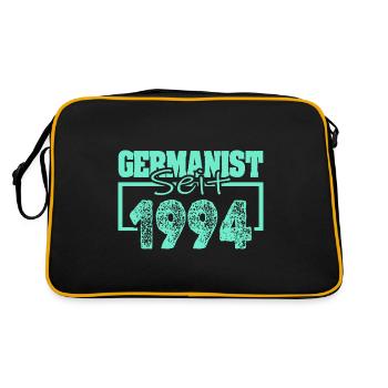Studi 1994 - Retro Tasche - Schwarz/Gold - Hinten