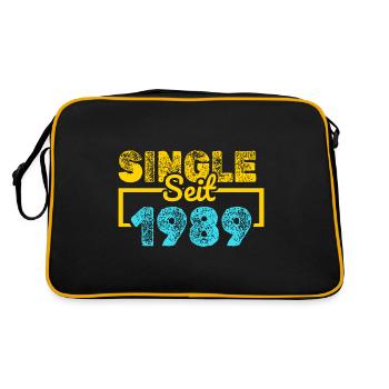 1989 1989 - Retro Tasche - Schwarz/Gold - Hinten