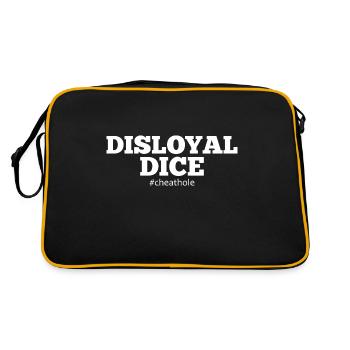 Cheater Relationship Revenge Cheating Disloyal - Retro Bag - black/gold - Back