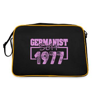Born in 1977 - Retro Bag - black/gold - Back