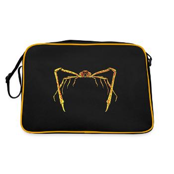 Crabe géant japonais Crabes géants Japon - Sac Retro - noir/or - Dos