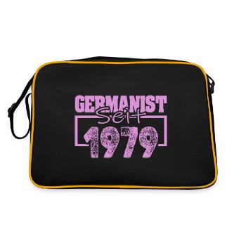 Germanist 1979 - Retro Bag - black/gold - Back