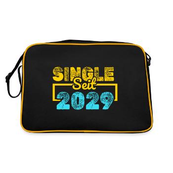 2029 - Retro Tasche - Schwarz/Gold - Hinten