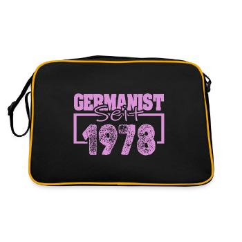 Studied in 1978 - Retro Bag - black/gold - Back