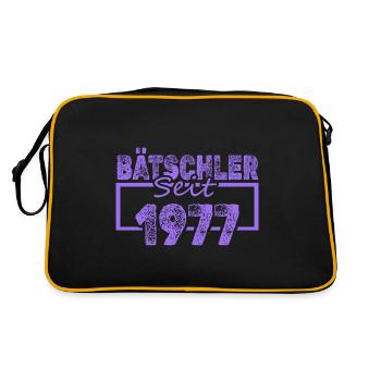 Baccalauréat 1977 - Sac Retro - noir/or - Dos