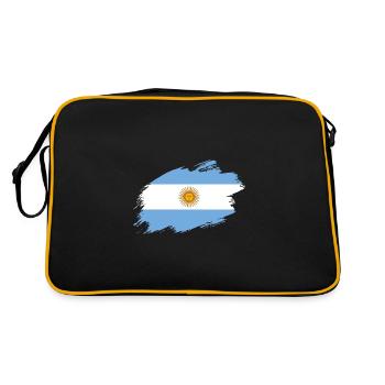 Argentine Drapeau Argentine drapeau - Sac Retro - noir/or - Dos