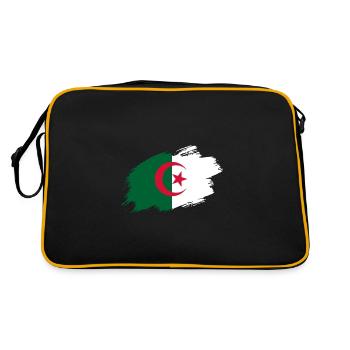 Algérie drapeau algérien drapeau - Sac Retro - noir/or - Dos