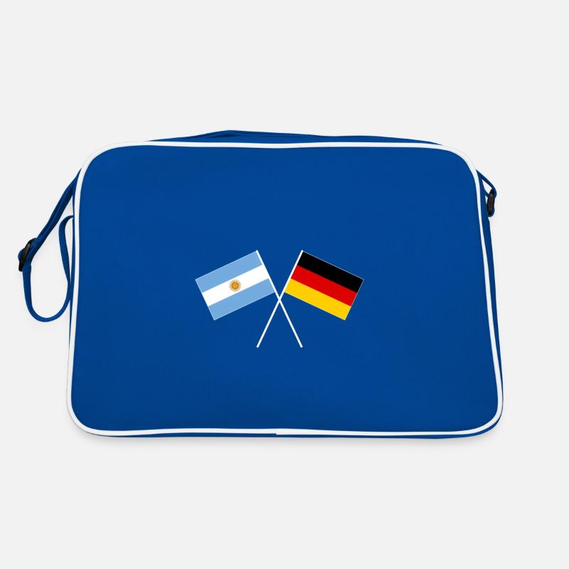 Argentine Allemagne drapeau drapeau Sac Retro