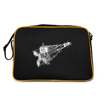 Soyuz Rocket - Retro Bag - black/gold - Back