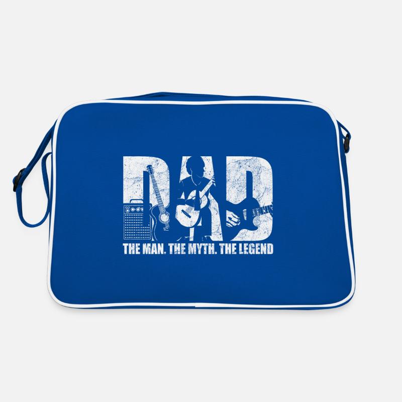 Gitarristen Vater Dad Gitarrist Retro Tasche