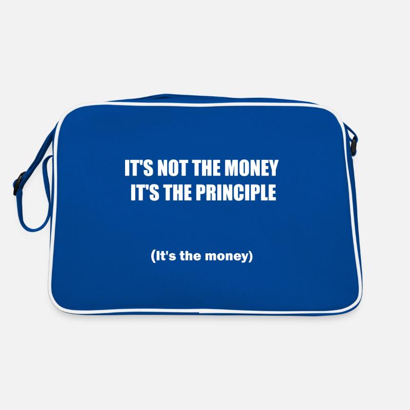 Nicht das Geld - Prinzip (Geld!) Retro Tasche