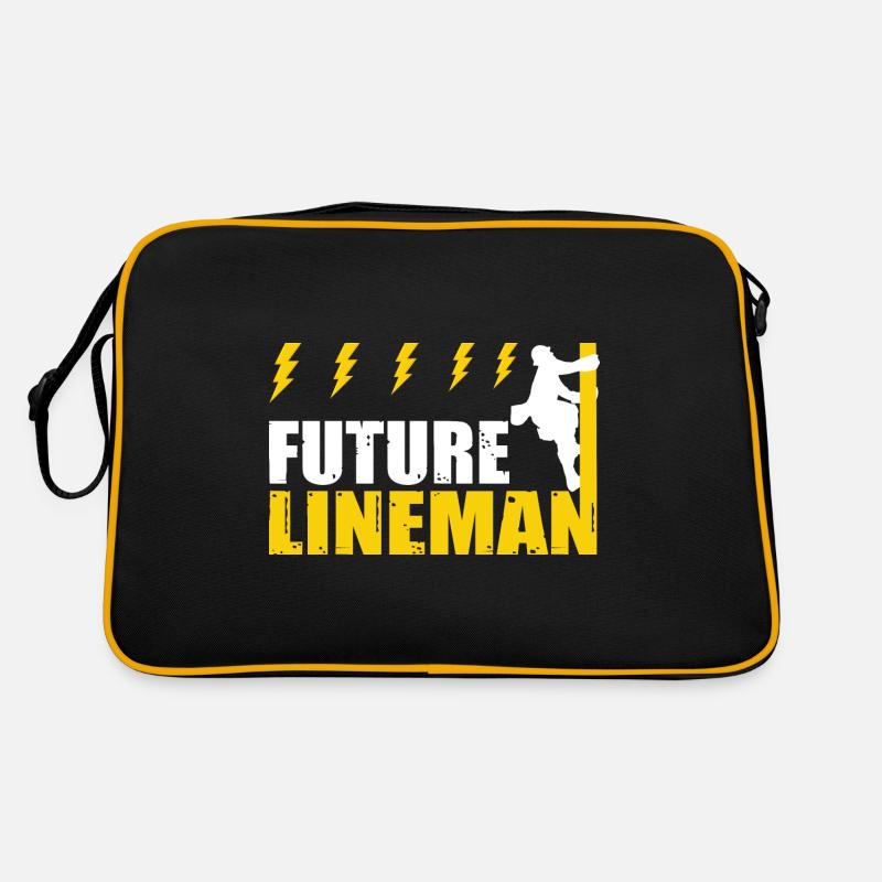 Futur lineman Drôle de câble électrique Lineman Sac Retro