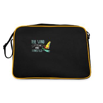 Planche à voile Voile Paddle Windsurfer Eau - Sac Retro - noir/or - Dos
