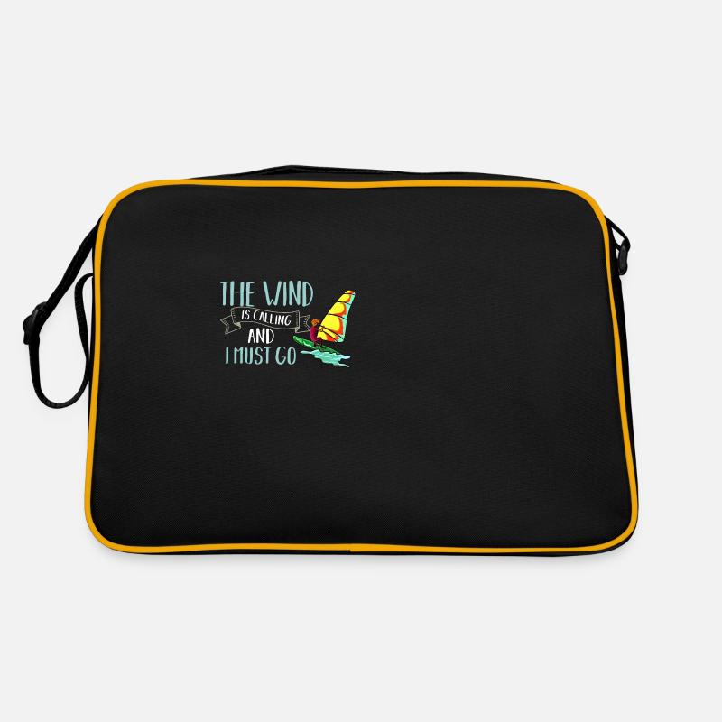 Windsurfing Board Sail Paddle Windsurfer Water Retro Bag