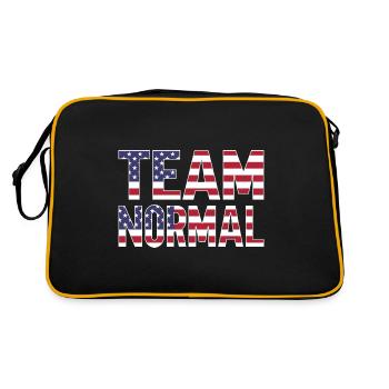 Équipe Normale - Sac Retro - noir/or - Dos