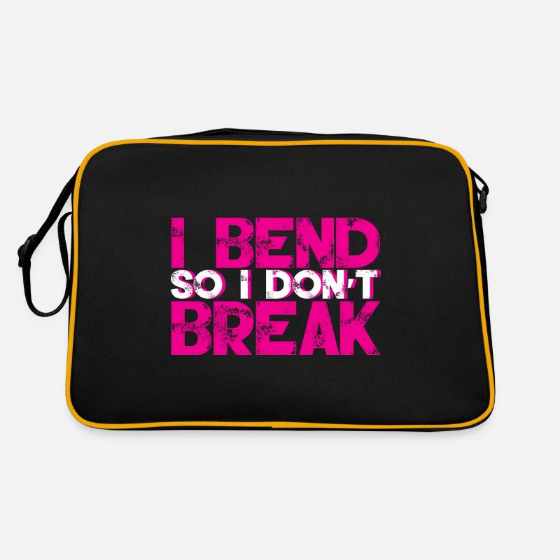 I Bend So I Don't Break 4 Retro Tasche