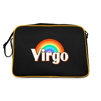 Signe du zodiaque Vierge - Sac Retro - noir/or - Dos