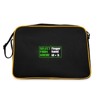 SELECT finger FROM hand Software Developer - Retro Bag - black/gold - Back