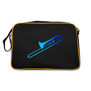 Tromboniste Tromboniste Cuivre - Sac Retro - noir/or - Dos