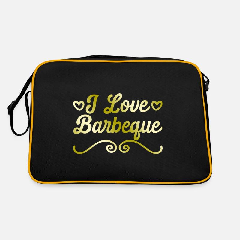 I love barbeque Retro Bag