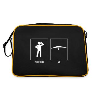 Ton père - Moi - Glissement suspendu extrême - Sac Retro - noir/or - Dos