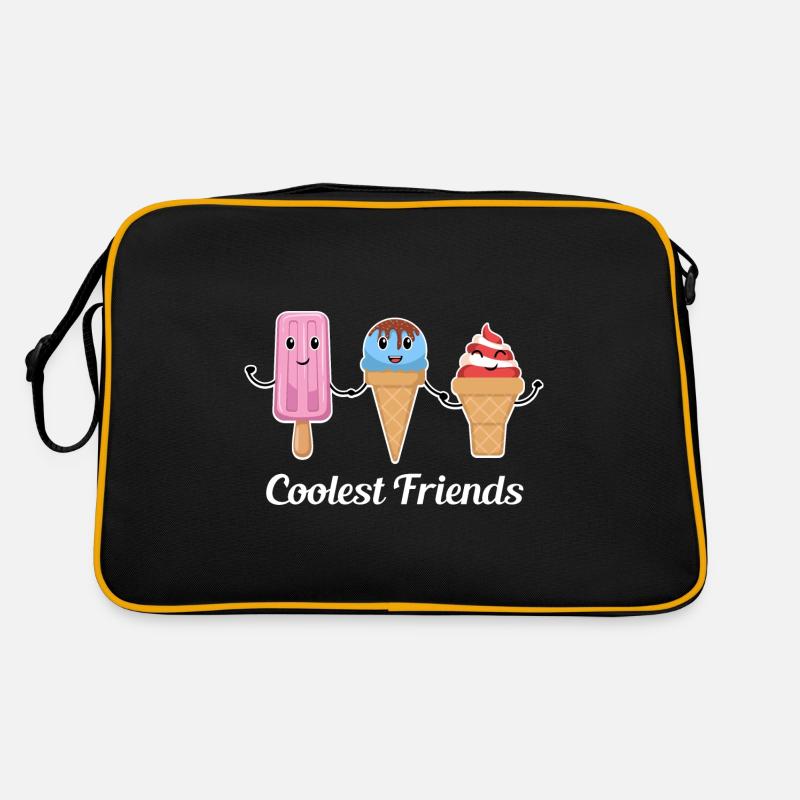 Crème glacée Été Crème glacée Fun Kids Popsicles Sac Retro