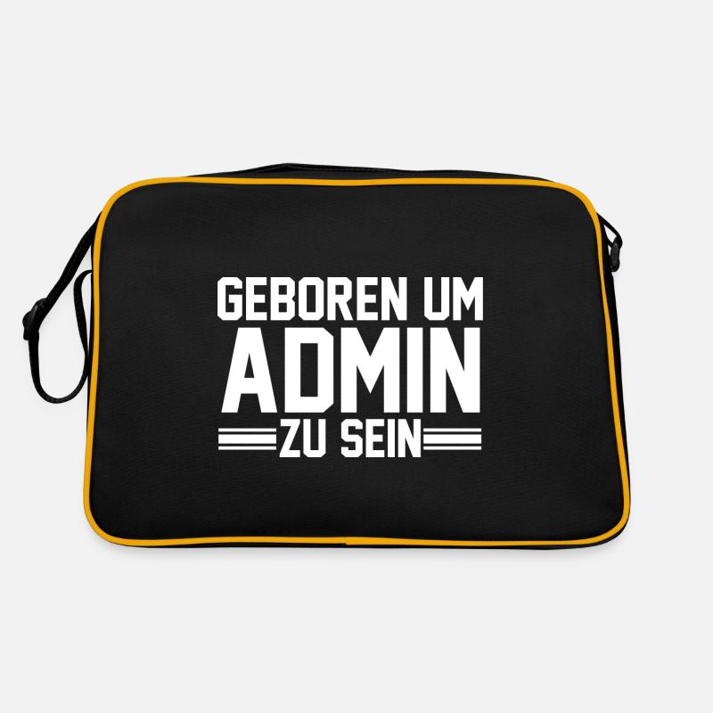 Administrator Informatiker Programmierer Admin Retro Tasche