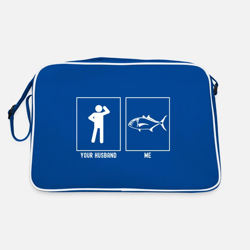 Votre mari - Moi - Pêche Sac Retro