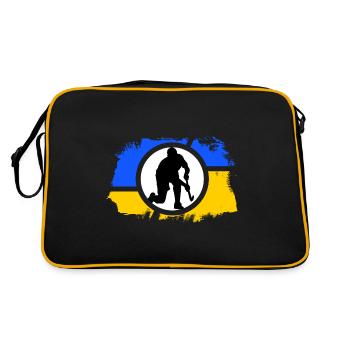 Hockey sur gazon, héros du hockey, légende du hockey - Sac Retro - noir/or - Dos