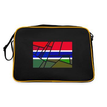Don pour la Gambie - Sac Retro - noir/or - Dos