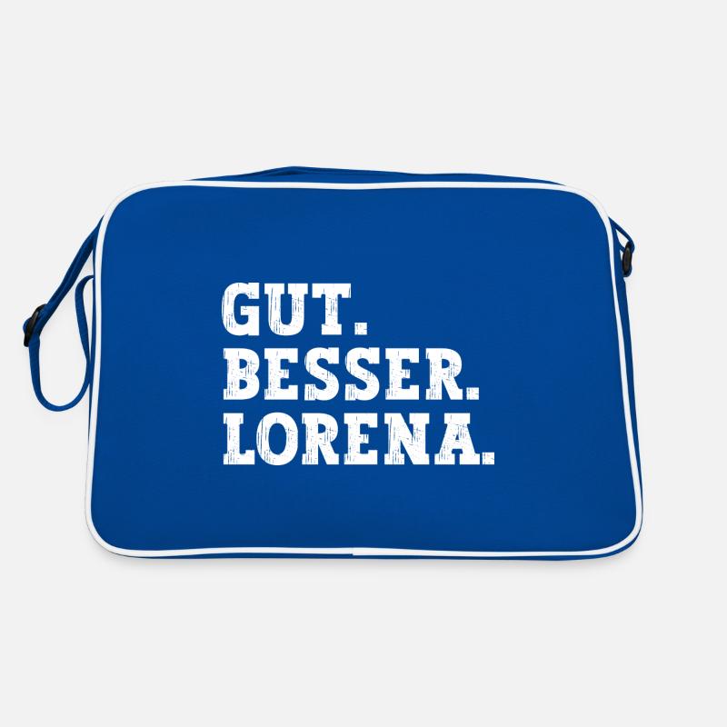 Gut Besser Lorena Lustiger Spruch Name Lorena Retro Tasche