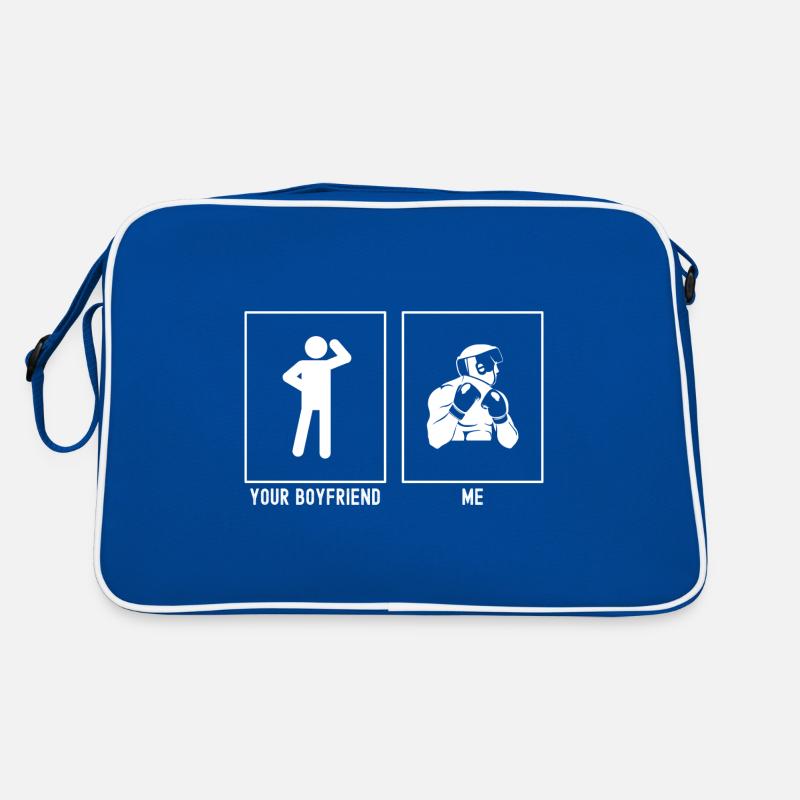 Your Friend - Me - Boxing Front View Retro Bag