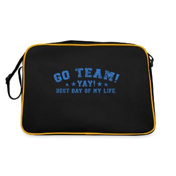 Go Team Yay, Sports And Games Competition Team - Retro Bag - black/gold - Back