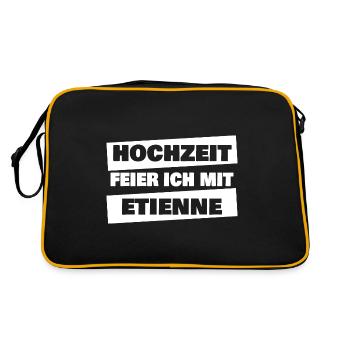 JGA Etienne - Retro Bag - black/gold - Back