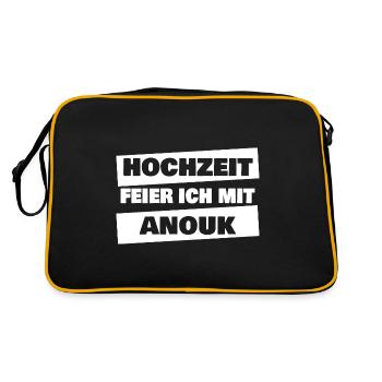 Anouk - Retro Bag - black/gold - Back