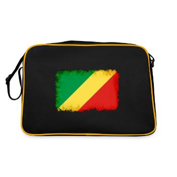 République du Congo - Sac Retro - noir/or - Dos