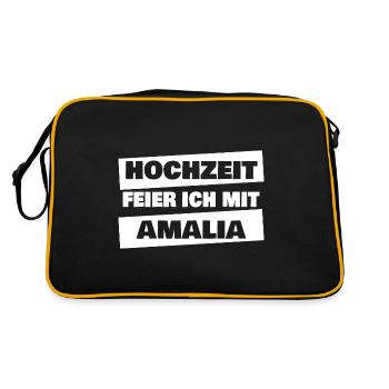 Bachelor Party Amalia - Retro Bag - black/gold - Back