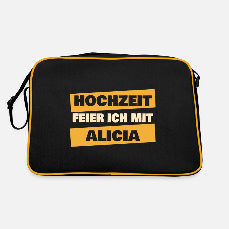 Alicia as a bachelor party Retro Bag