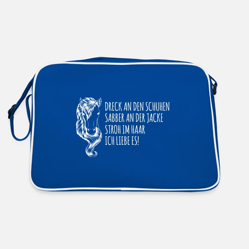 Perfekter turnierreiten Spruch, reiten Geschenk Retro Tasche