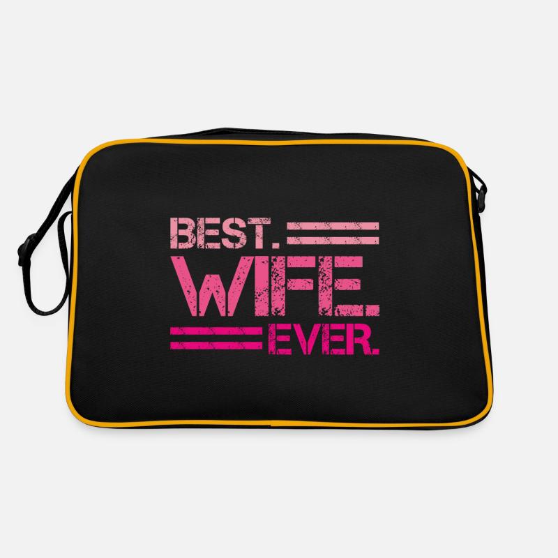 Best Wife Ever Geschenkidee Retro Tasche