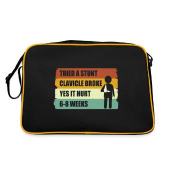Clavicule cassée Clavicule cassée - Sac Retro - noir/or - Dos