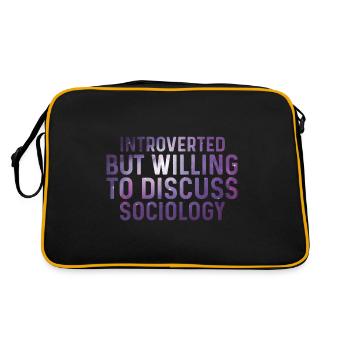 Discussion sur la sociologie Poison introverti - Sac Retro - noir/or - Dos