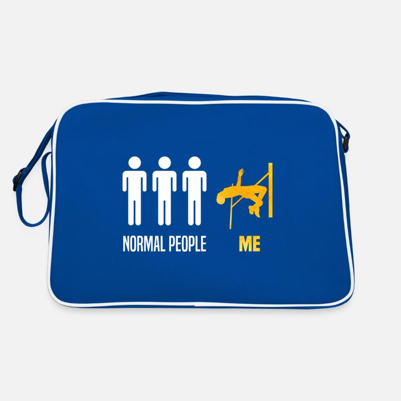 High Jump Jumping Jumper Track and Field Normal Retro Tasche