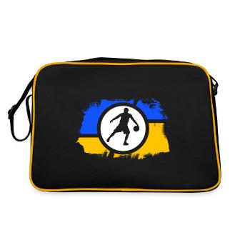 basketball basketballer dunking-king - Retro Bag - black/gold - Back