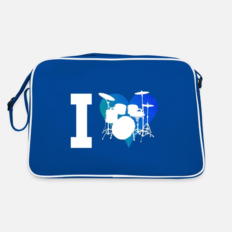 Percussionist Drum Kit Drummer Drummer Spit Retro Bag