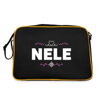 Jennifer - Sac Retro - noir/or - Dos