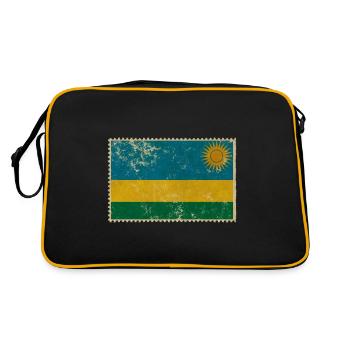 Rwanda - Sac Retro - noir/or - Dos