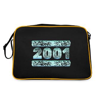 Année : 2001 - Sac Retro - noir/or - Dos
