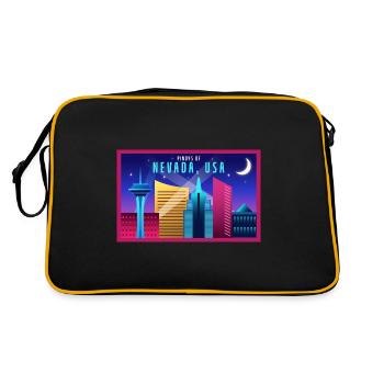 Nevada Fil-Am Design pour les fiers Pinoys - Sac Retro - noir/or - Dos