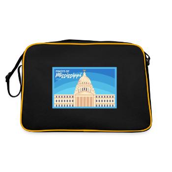Mississippi Fil-Am design pour les fiers Pinoys - Sac Retro - noir/or - Dos